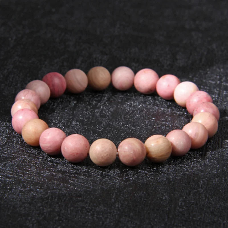 Natural Gemstone Chakra Bracelet – 8mm Crystal Healing Beaded Jewelry