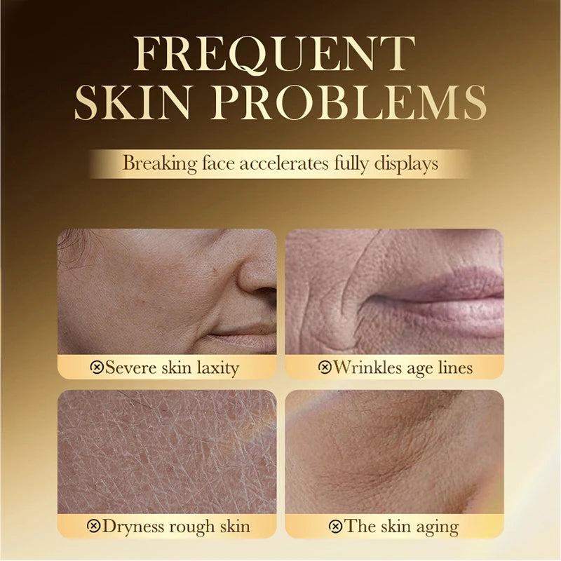 SADOER Golden Collagen Face Mask – Anti-Aging & Moisturizing Sheet Mask