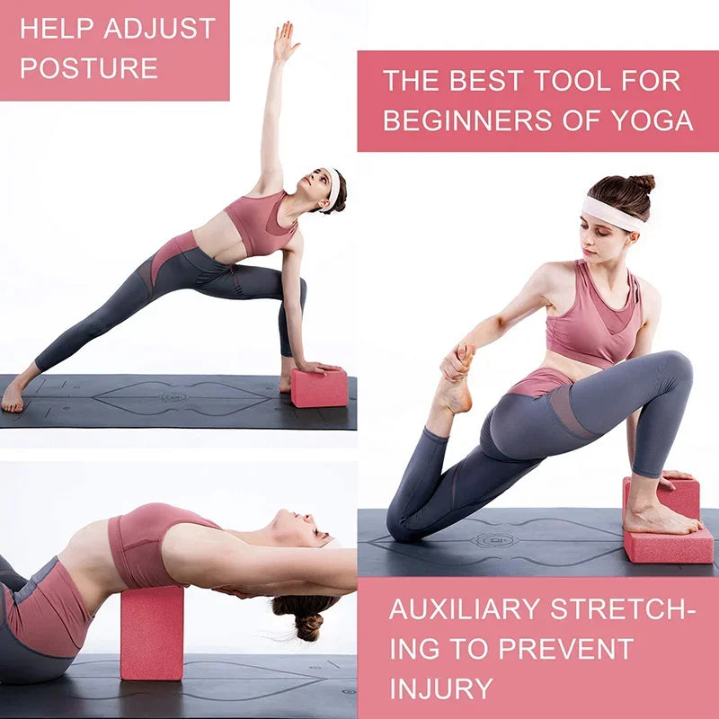 EVA Yoga Blocks — Non-Slip Pilates Bricks for Home & Studio