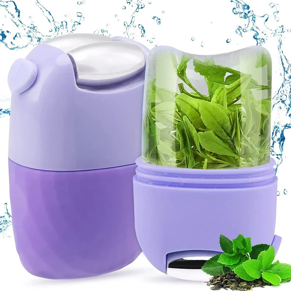 2-in-1 Ice Roller & Silicone Cleansing Face Brush — Sculpt, Cleanse & Glow