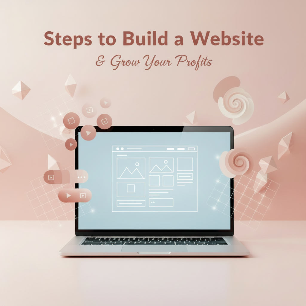 Steps to Build a Website & Grow Your Profits digital guide cover