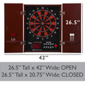 Electronic Dartboard & Cabinet Set | 57 Games, 16 Players – Perfect Dad Gift