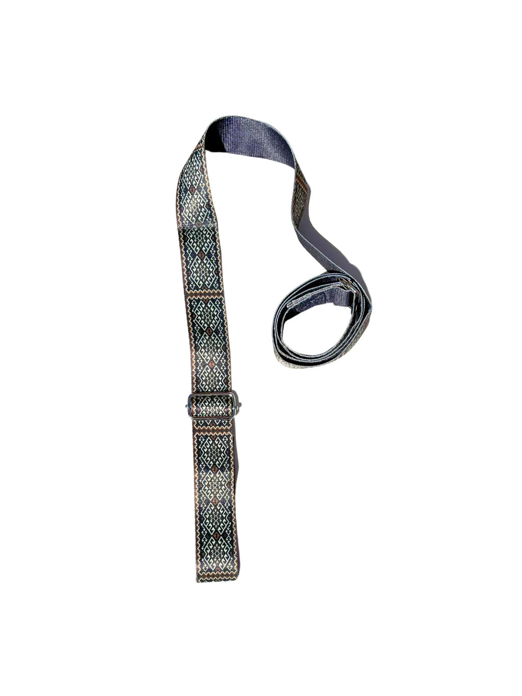 Moab Rocks Yoga Strap – Organic Cotton Stretching Strap with Metal D-Ring Buckles