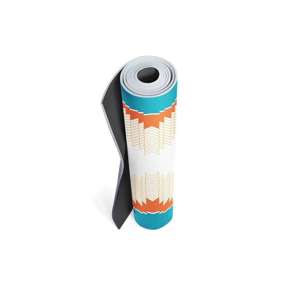 Pagoda Trekk Travel Yoga Mat – 5mm Reversible Non-Slip Lightweight Mat