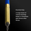 Steel Bar Darts Set of 45 | 16g Knurled Grip, 4 Colors – Game Room Ready