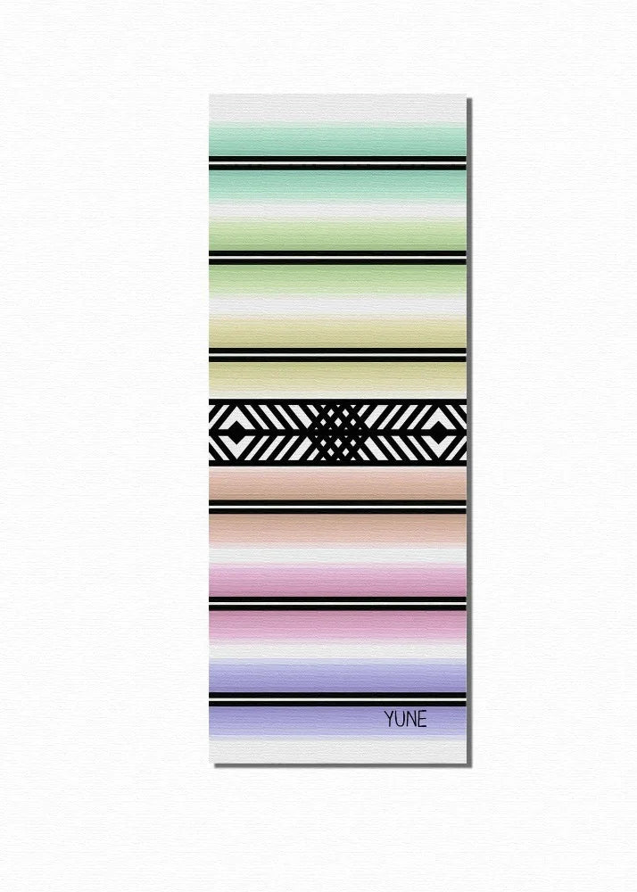 Helena Yoga Mat – 6mm Striped Non-Slip Eco-Friendly Mat