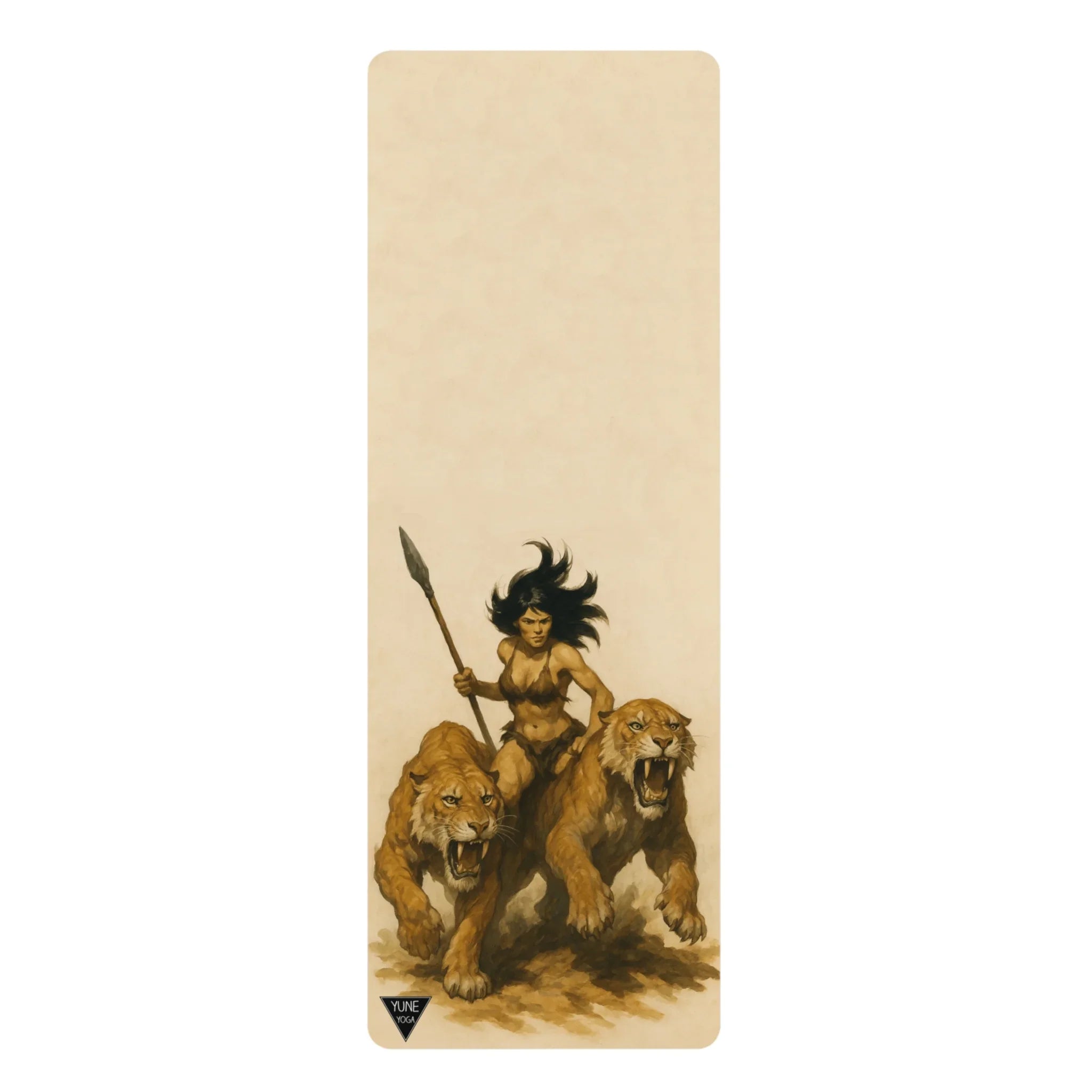 Sabertooth Warrior Yoga Mat – 3mm Microfiber Suede Non-Slip Mat